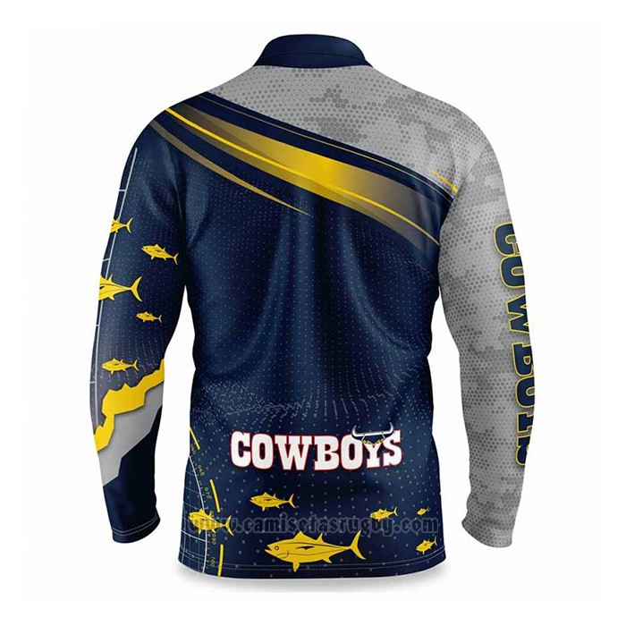 Camiseta NRL North Queensland Cowboys Rugby 2022 Fish Finder